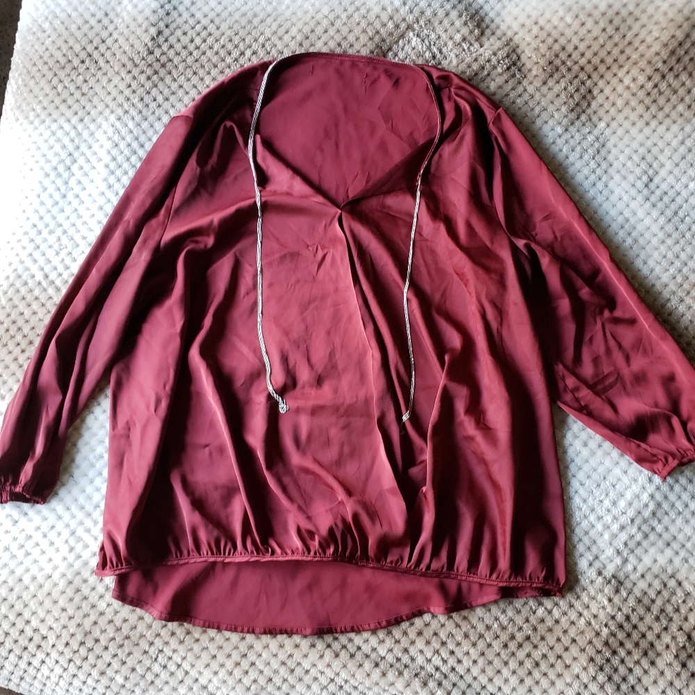 Satin dress shirt
